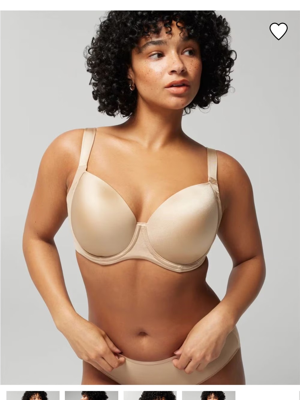 Soma stunning support smooth full coverage bra. Pale sand. 40G NWT